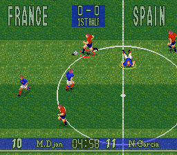 90 Minutes - European Prime Goal (Europe) In game screenshot